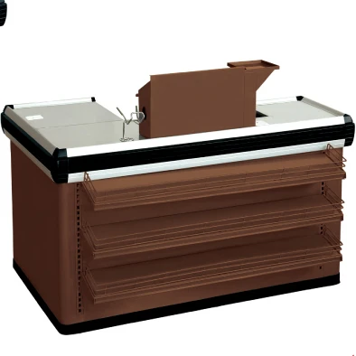 Wholesale Retail Hypermarket Cash Counter Desk,Fast Checkout Counter Desk