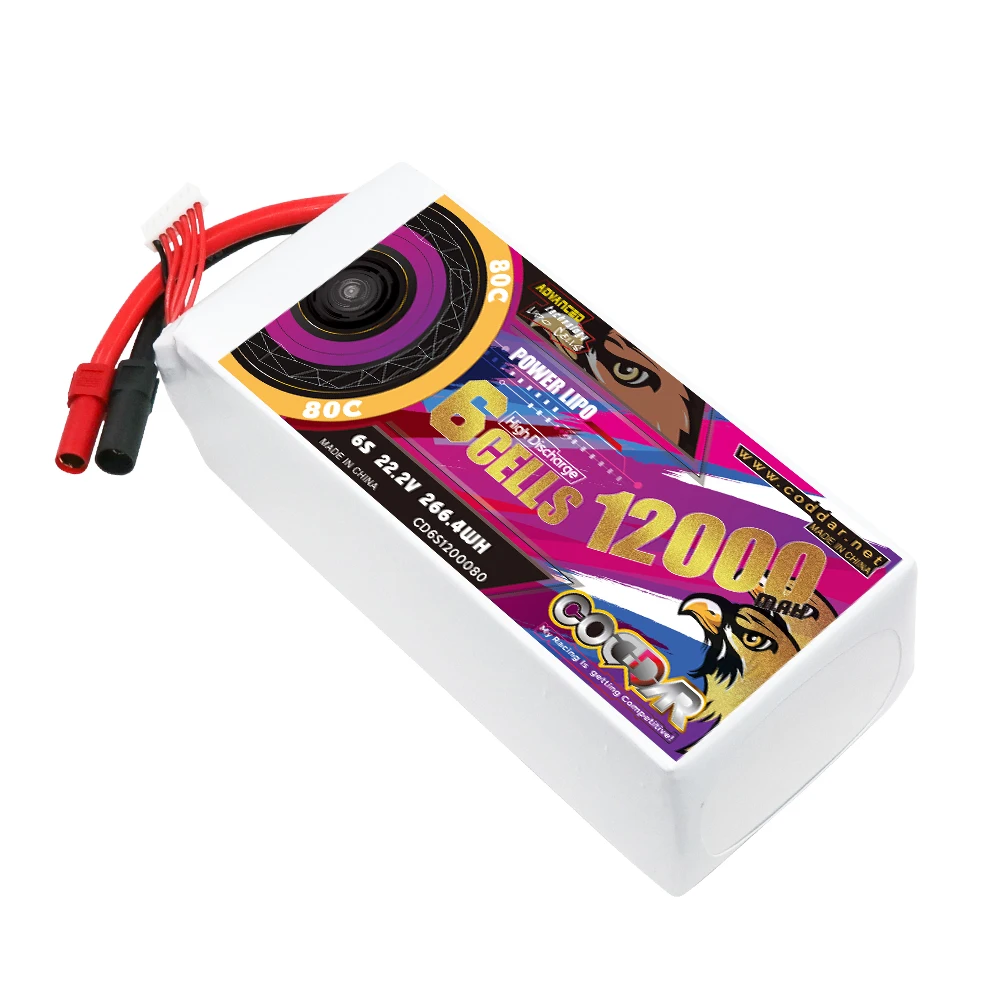 CODDAR 6S 12000 мАч 22 2 В 80C XT150 разъем RC LiPo аккумулятор крупномасштабный Дрон сельскохозяйственный Квадрокоптер гоночный автомобиль грузовик багги
