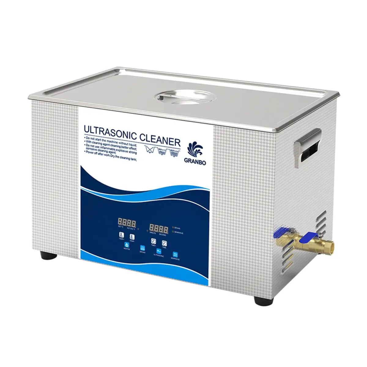 30L 600W Wave Adjustable Clean Digital Industrial Ultrasonic For Circuit And Gun With Degas Manufacture Cleaner
