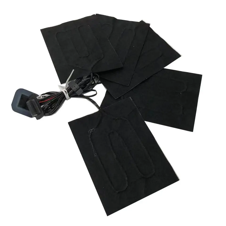 electric heating element with temperature control carbon fiber heater pad for heated clothes