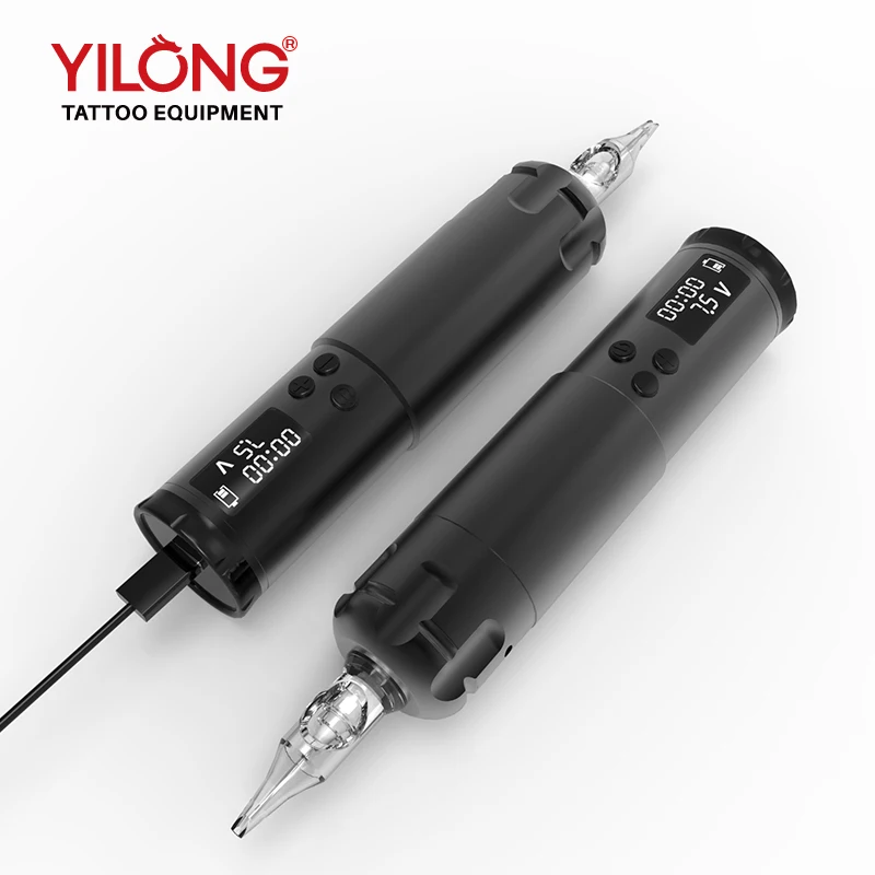 Wireless Tattoo Machine Professional 4.0 Stroke Tattoo Machine Full Complete Set Tattoo Gun