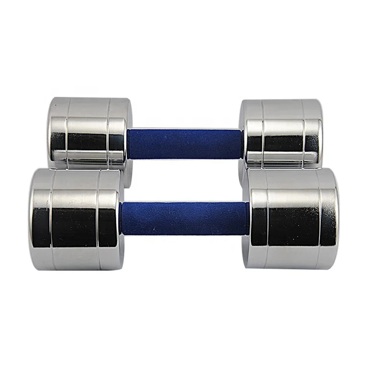 Reapbarbell CHROMED DUMBBELL WITH FOAM COVERED HANDLE
