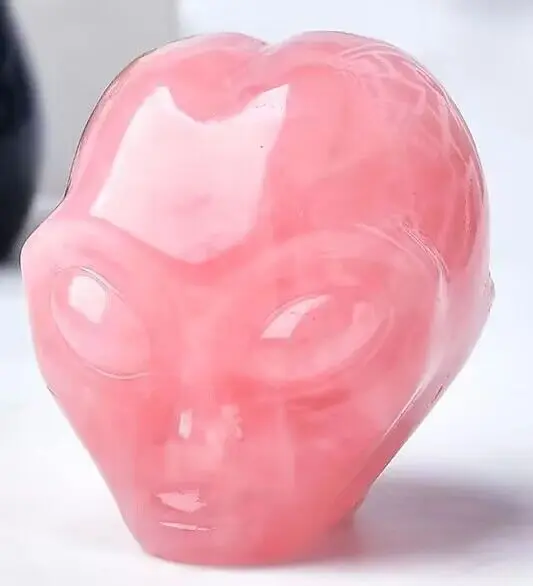 Wholesale tiger eye  crystal aliens head