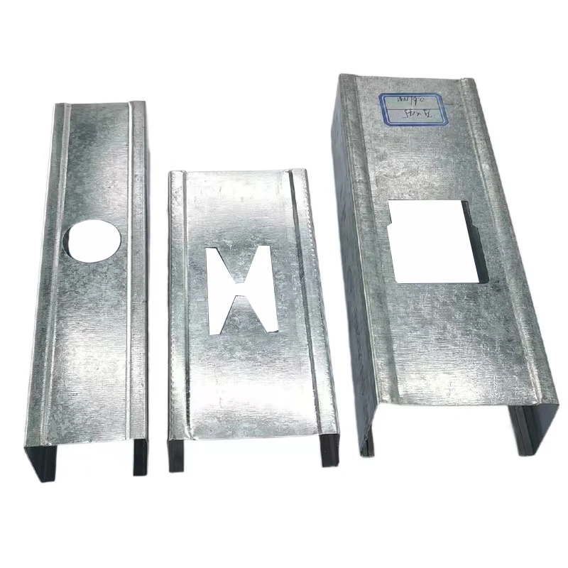 In stock drywall metal track stud 50 and 70 galvanized metal framing studs
