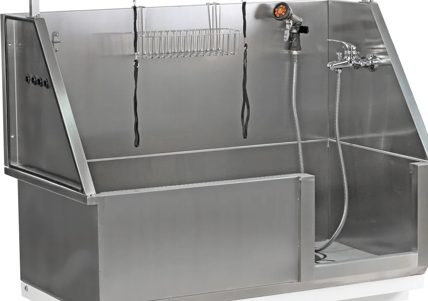Electric Custom Size Dog Washing Stations Stainless Steel Dog Grooming Bath Tub