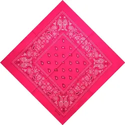 22inch 100%cotton neon cowboy bandanas hip hop 100% cotton bandana