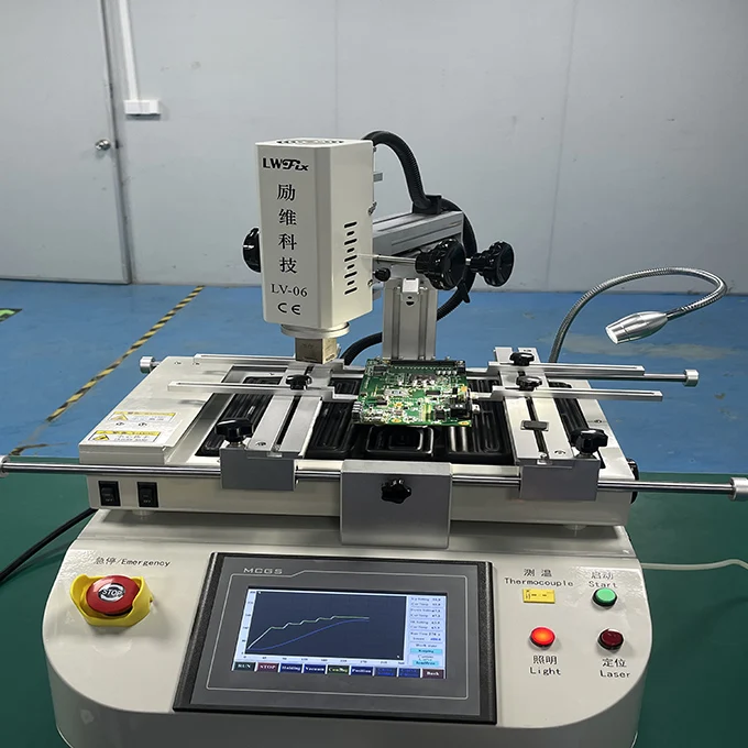 LV-06 3-зонный 4800 Вт горячий воздух BGA переделочная станция полуавтоматический 220 В сварочный манипулятор ноутбуки игровые консоли новый мотор PLC