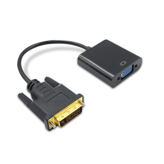 DVI-I переходник с переходником VGA Female 24 + 5 двухканальный 15-контактный для ПК