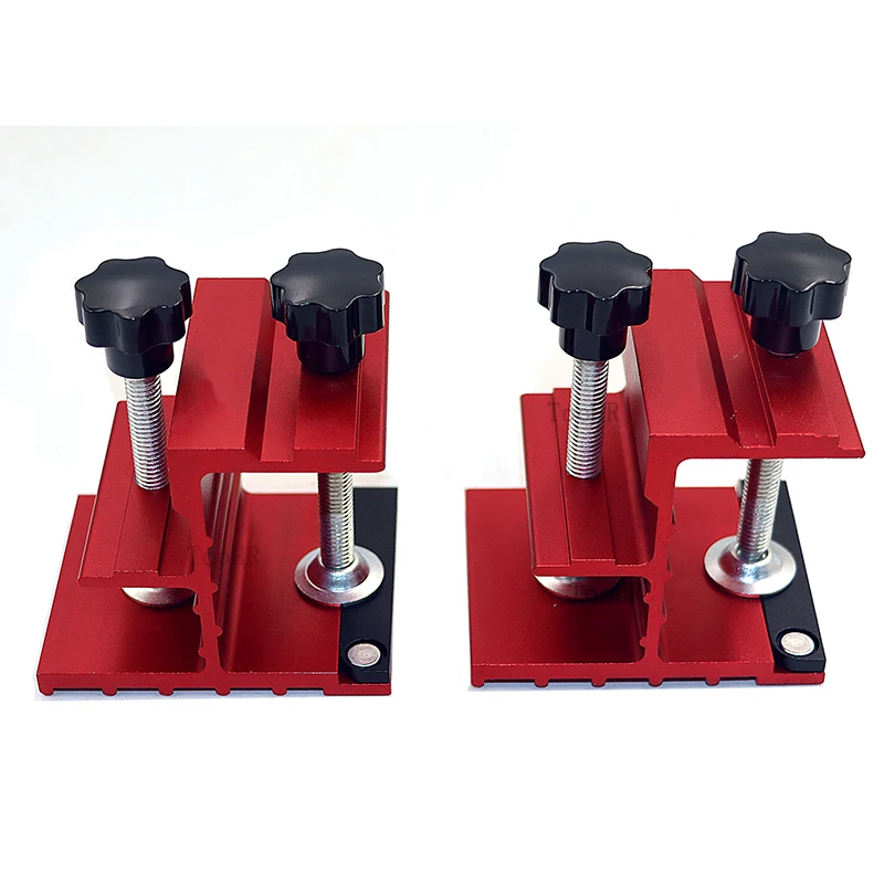 Woodworking Splicing Board Fixed Clip Cutting Parallel Clamp Woodworking Desktop Quick Clamp Aluminum