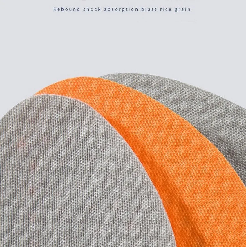 Popcorn Height Insole Increase Sports Shock Absorption Basketball Breathable Elastic Soft Insole Shoe Insole