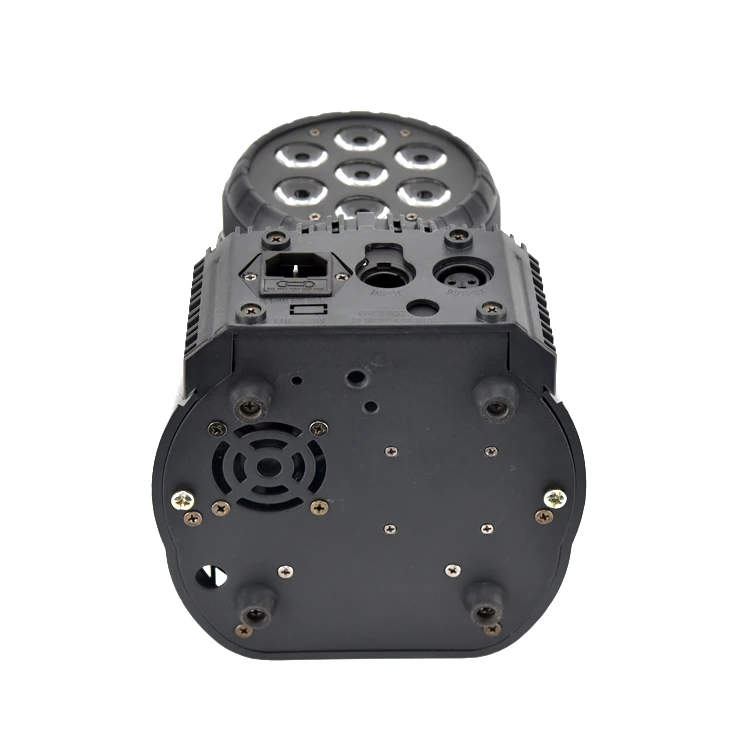 
DJ Disco stage light 7PCS 10W rgbw 4 in 1 mini black housing LED wash for dance hall 