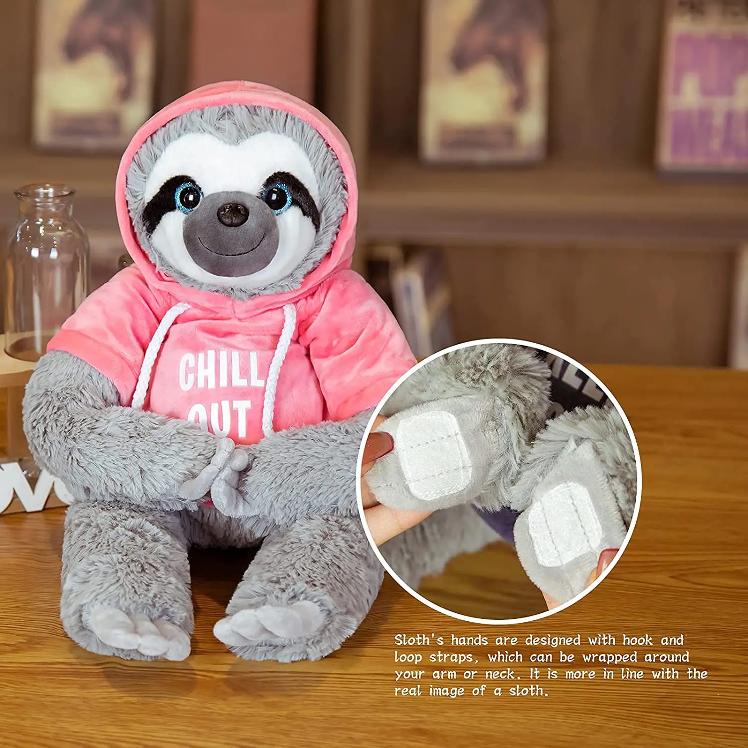 factory Free Sample wholesale New Design soft lovely bedtime toys sloth stuffed animal plush toys