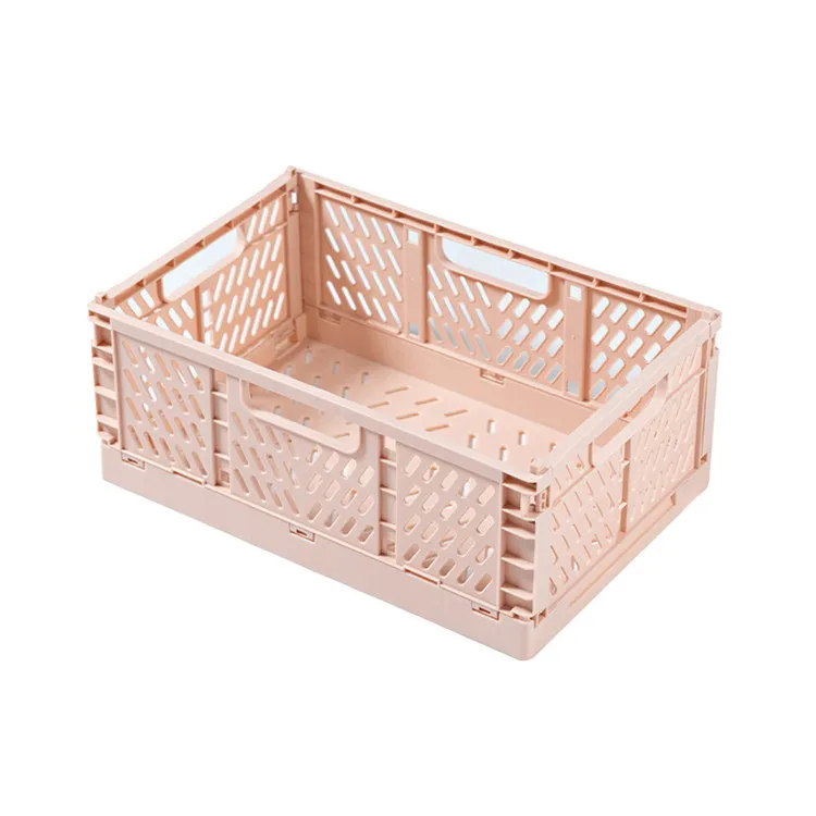 Best Quality Promotional Plastic Storage Basket Folding Picnic Vegetable Storage Basket