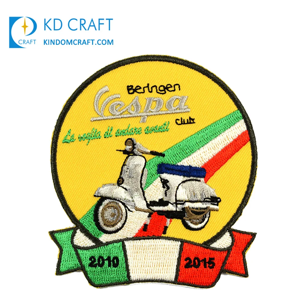 Бесплатный образец на заказ, светоотражающая жаккардовая этикетка, тканый значок для езды на велосипеде, горном велосипеде, одежда, вышитые велосипедные нашивки