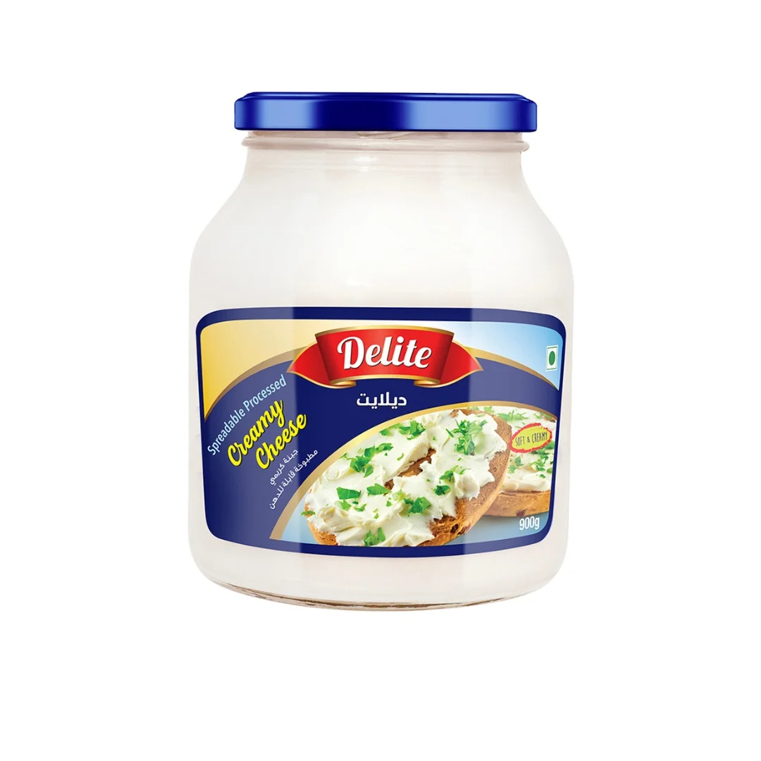 Premium quality DELITE CHEESE GLASS JAR 900g dairy products natural ingredients Made In UAE