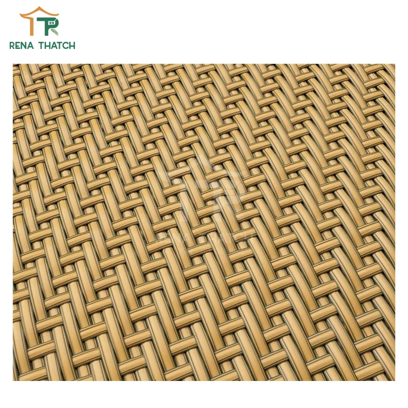 PVC fire retardant artificial straw grass mat synthetic rattan weave sheet plastic straw mat for ceiling
