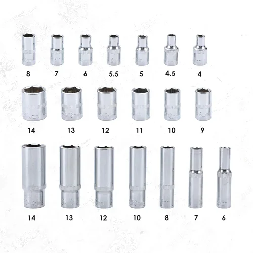 50PCS 1/4 Extendable Torque Wrench 2-24nm Automotive Hand Tool Set for Bicycle