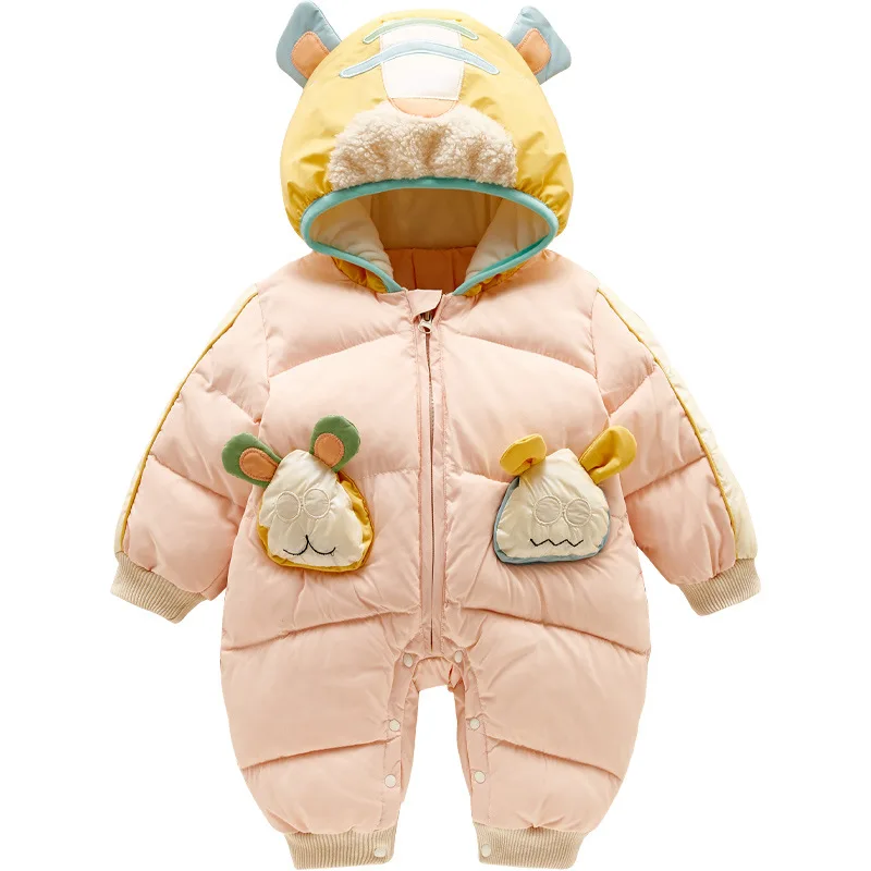 Hot sale soft cute casual cartoon long sleeve toddler Baby girls boys clothing rompers