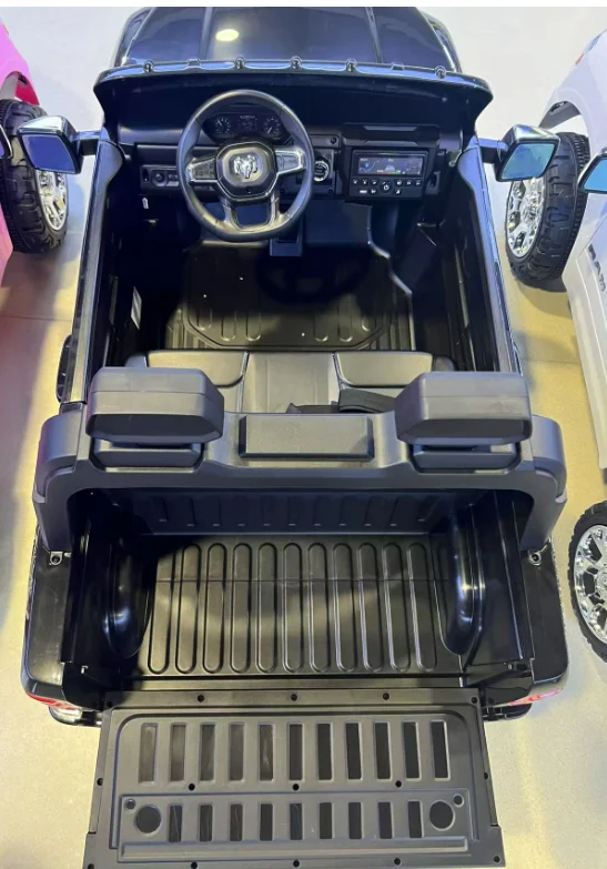 2024 Unisex New Licensed RAM 3500 Ride-on Electric Car Remote Control Power Baby Toys Power Source Battery Made of Plastic PC