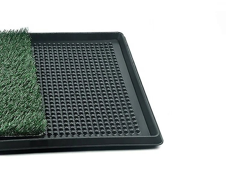 Good Quality Indoor Outdoor Artificial Grass Potty Training Tray Dog Potty Toilet