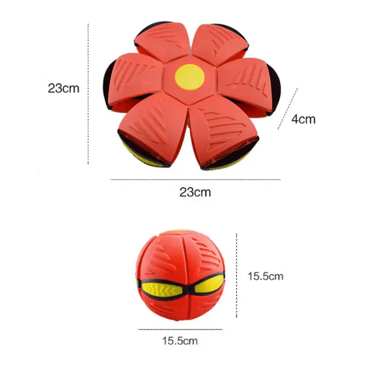 Wholesale Pet Toys UFO Flying Toys Magic Ball Saucer Flat Throw Disc Ball Toys
