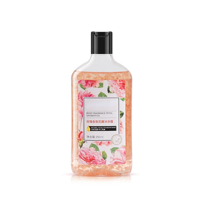 Customized rose fragrance flap body lotion shower gel brightening skin perfume bath lotion