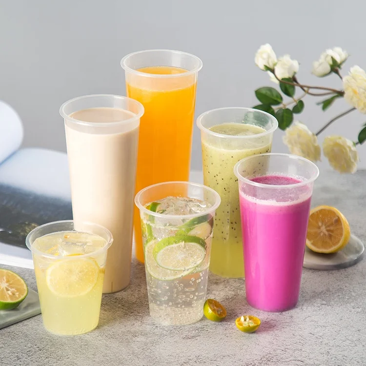  Milktea чашки поставки пластиковых стаканчиков с логотипом изготовленный на заказ логос напечатал для Боба