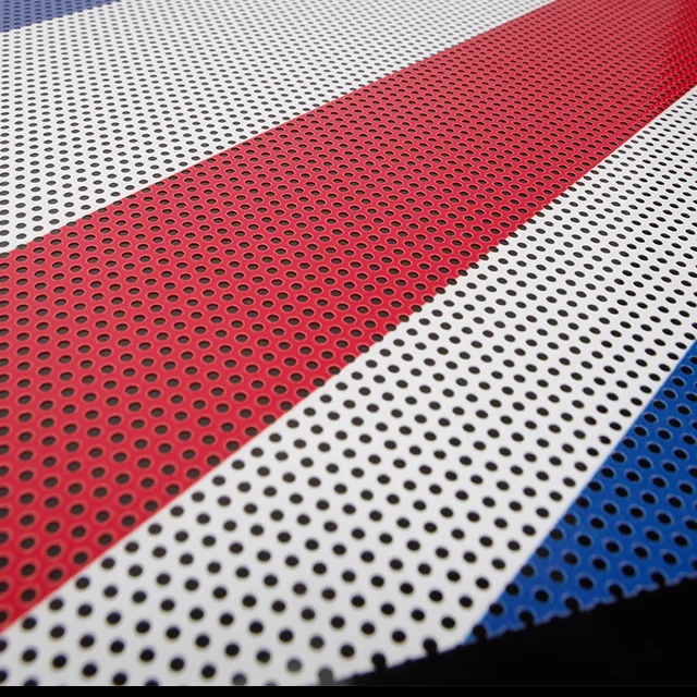 Custom logo printed One Way Vision Graphics, Waterproof Glass Window Covering Perforated Sticker