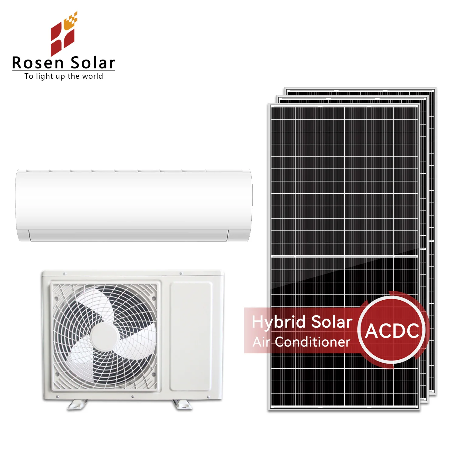 Solar Air Con 16000BTU Air Conditioner Power by Solar Full Set DC air Conditioner