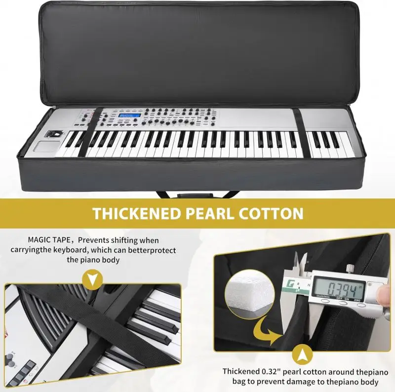 Free sample  BSCI wholesale 88 keys Electric Piano soft case synthesizer keyboards Digital Electronic Piano Gig bag