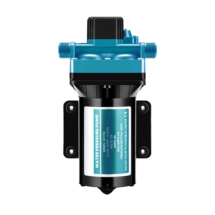 3.5GPM 55PSI 12V Quiet DC Diaphragm Fresh Water Pump with Pressure Switch for RV Marine Yacht Caravan Camper Boat