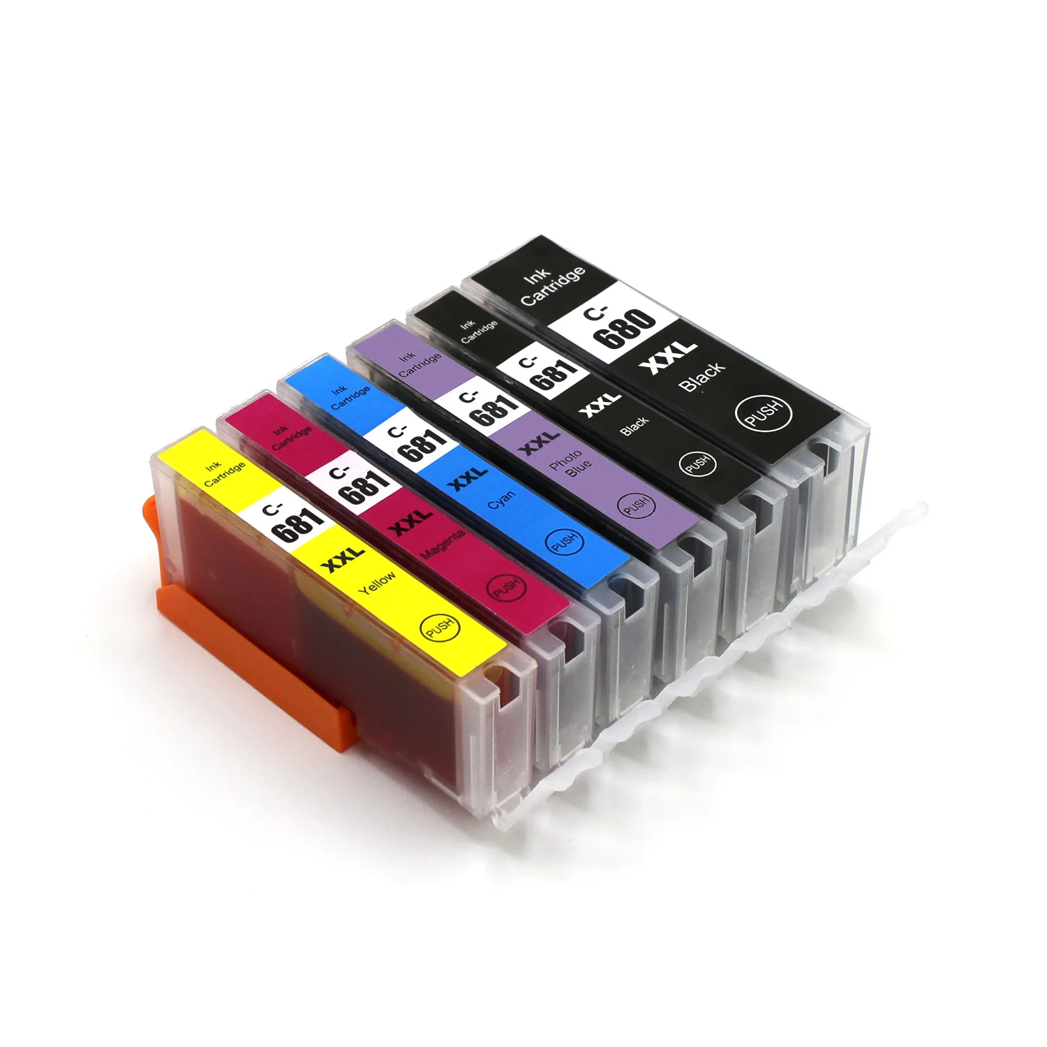 WEL-TRY 680 680XL PGI-680 PGI680XXL 681 681XL CLI-681 Премиум Цвет Совместимый картридж для струйной печати Canon PIXMA TR7560