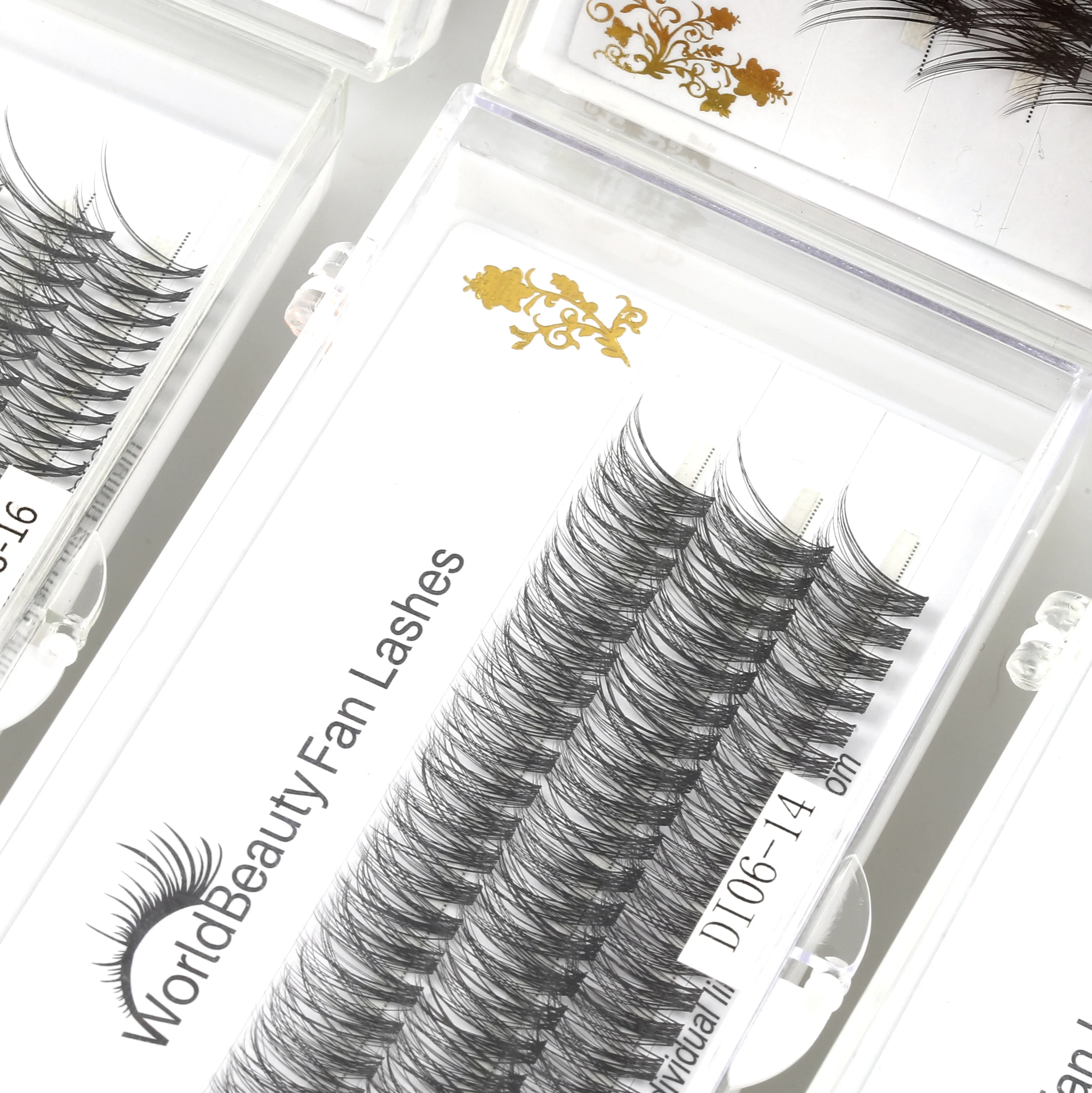 WorldBeauty lashes glue-based DIY eyelashes private label segmented lashes diy eyelashes rootless lashes