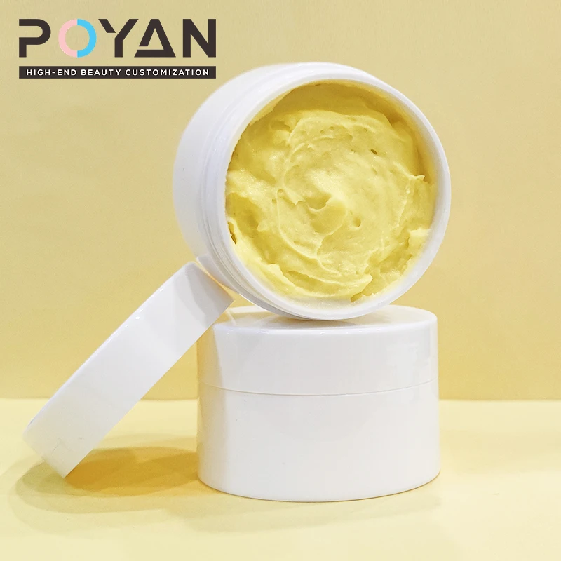 Coconut Oil Plant Brightening Face Mask Whitening Cream Mask Wholesale Natural Female 3 Pcs Sample Size Mud Facial Mask 50g