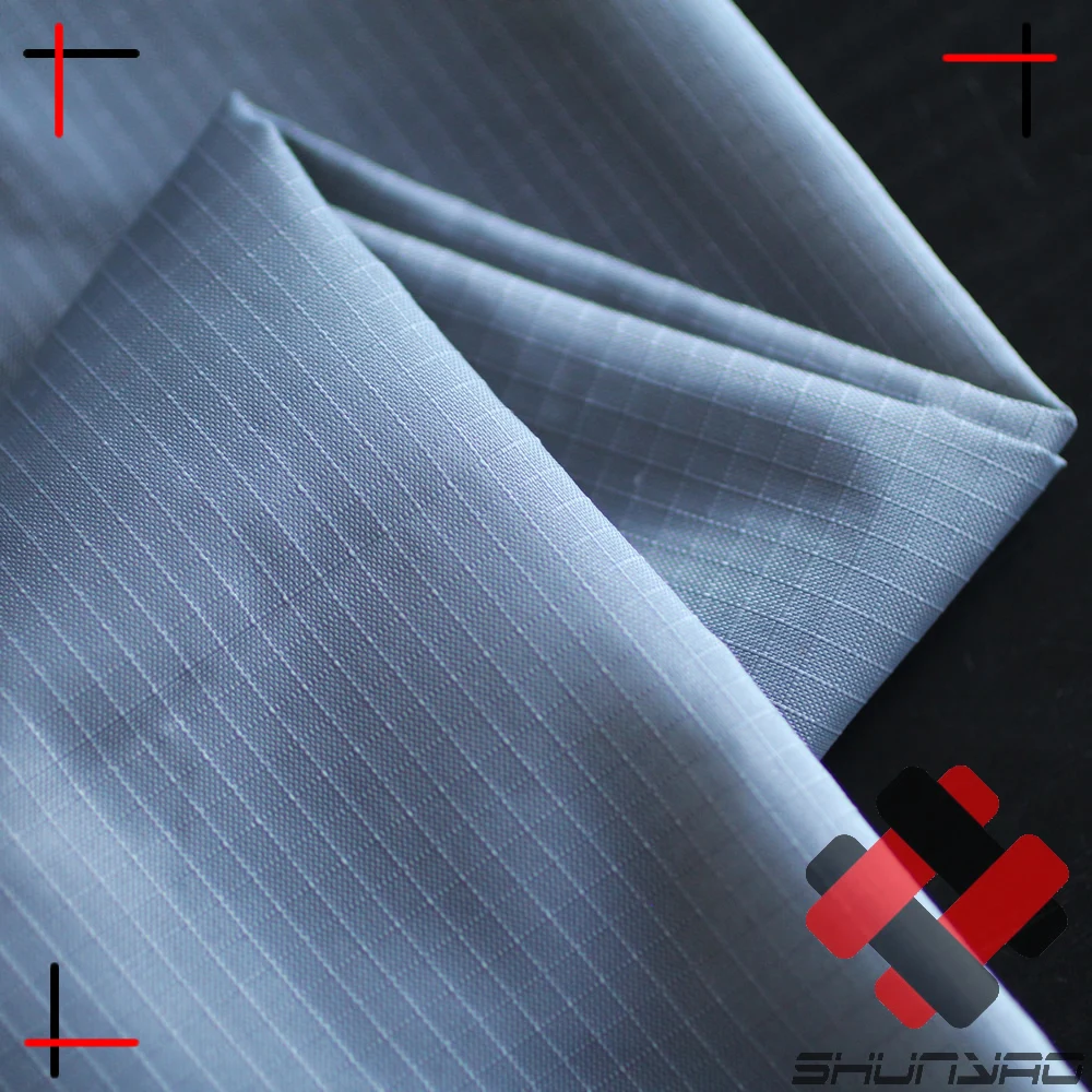 210T 70D tear resistant ripstop nylon fabric for shopping bag