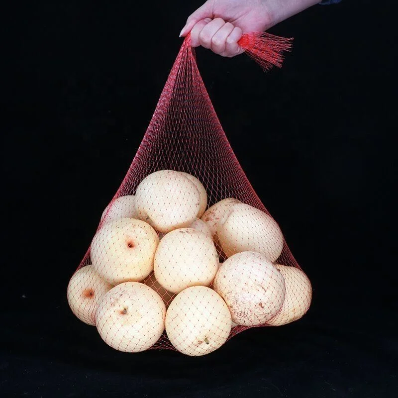 Экструдированные пластиковые трубчатые сетки для чеснока лука фруктов и овощей в