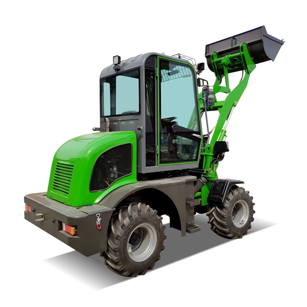 CE ISO factory HUAYA 2 2.5 3 3.5 ton 3000 3500 kg compact Dwarf awning loader crawler mini wheel loader with Euro5/automatic