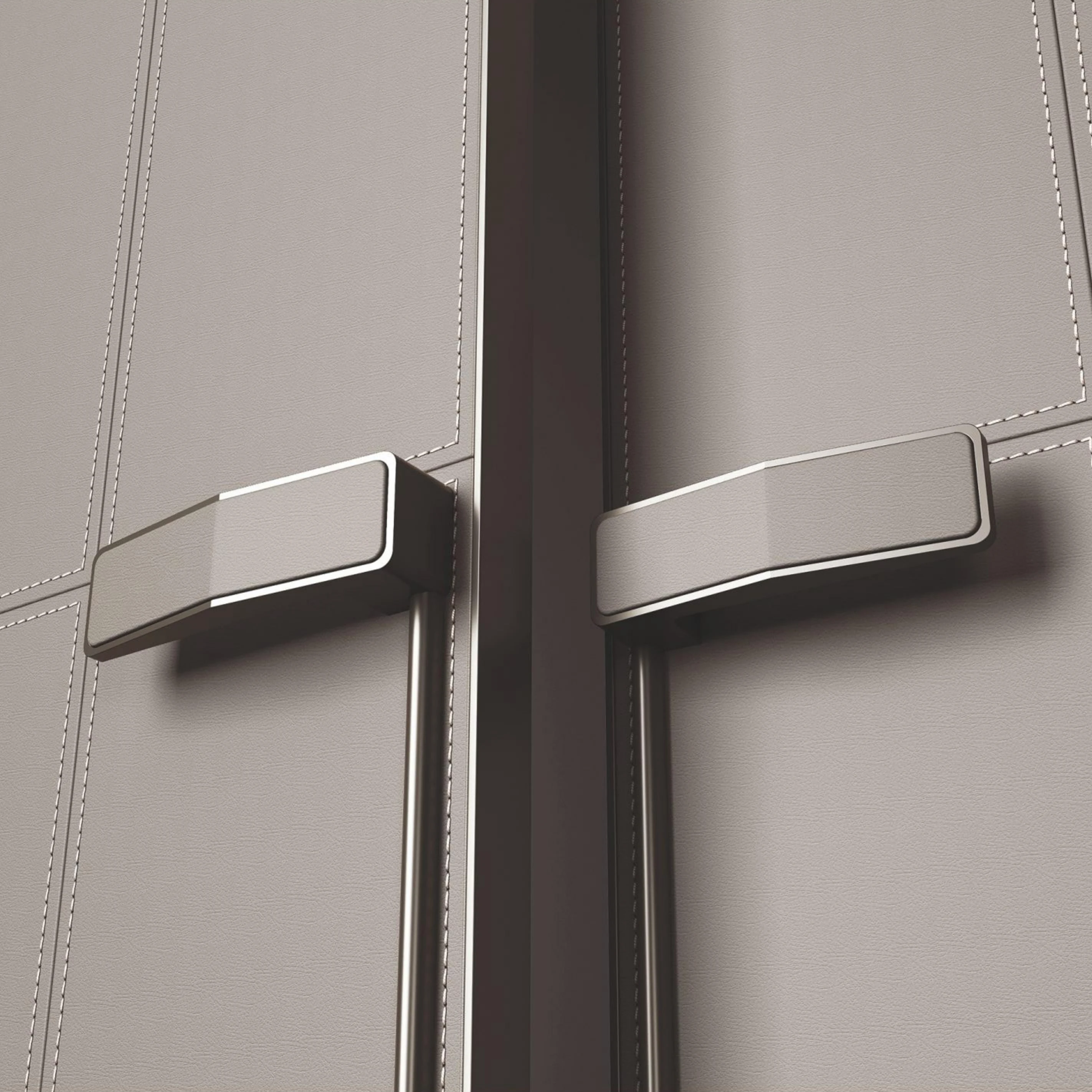 Ручки для мебели из цинкового сплава, новый дизайн, Кожаный шкаф, дверные ручки для шкафа