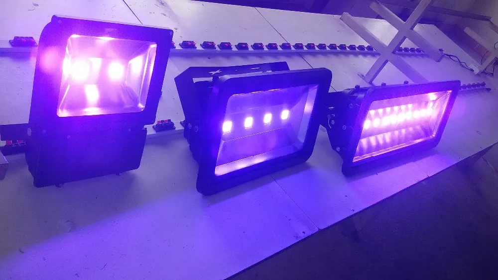 Горячая Распродажа Высокая мощность 365nm UV LED лампа заливающего света 150w 200w 250w 300W 400W 500W для вечеринки освещение освещения отеля УФ прожектор