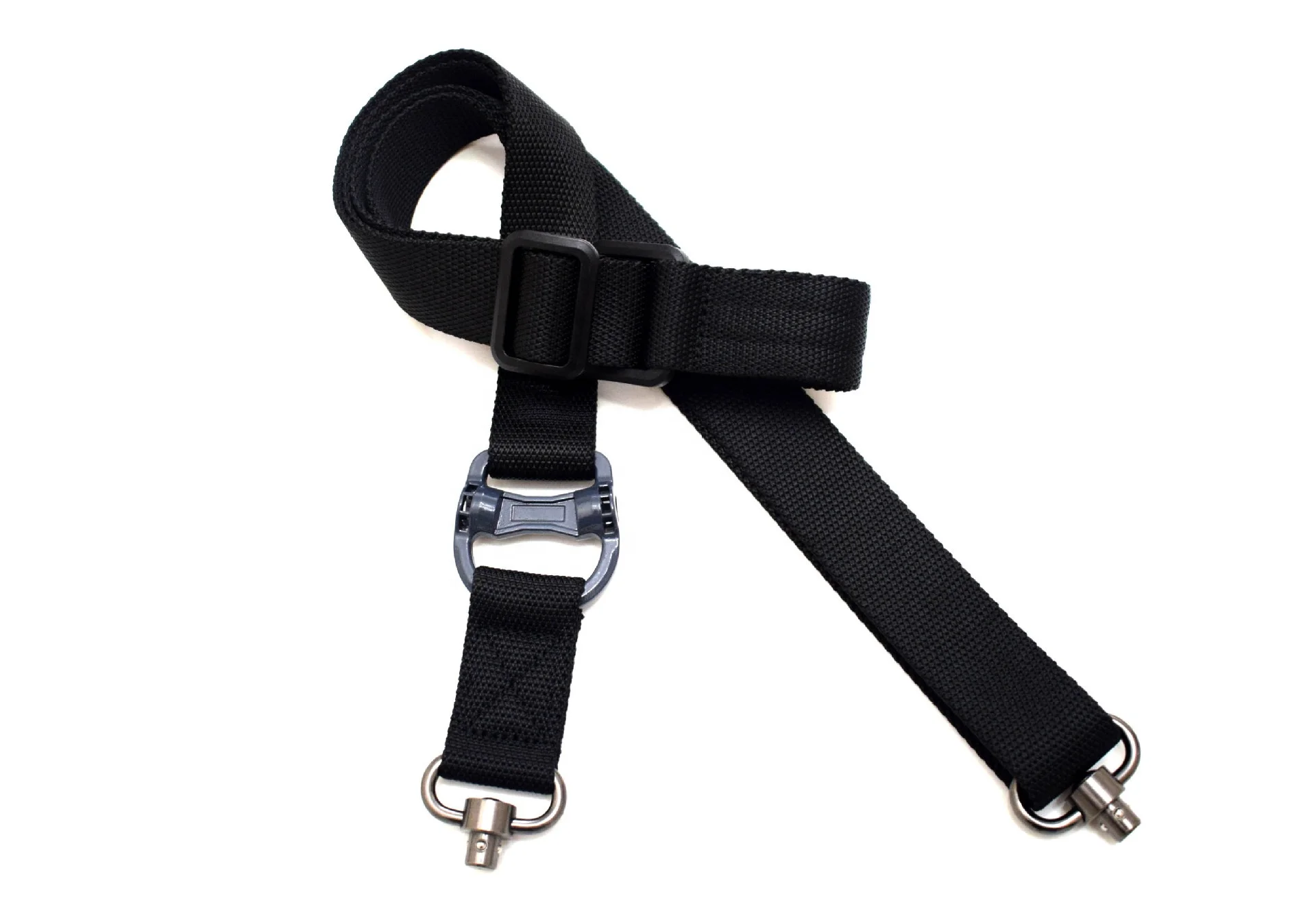 Adjustable Double Points Tactical Gun Sling with Nylon Webbing for Rifle