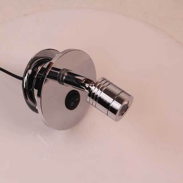 Hot Sell Metal Flexible Arm Adjustable Bedside Reading Lamps Gooseneck Reading Light Bed Above 12v Reading Light