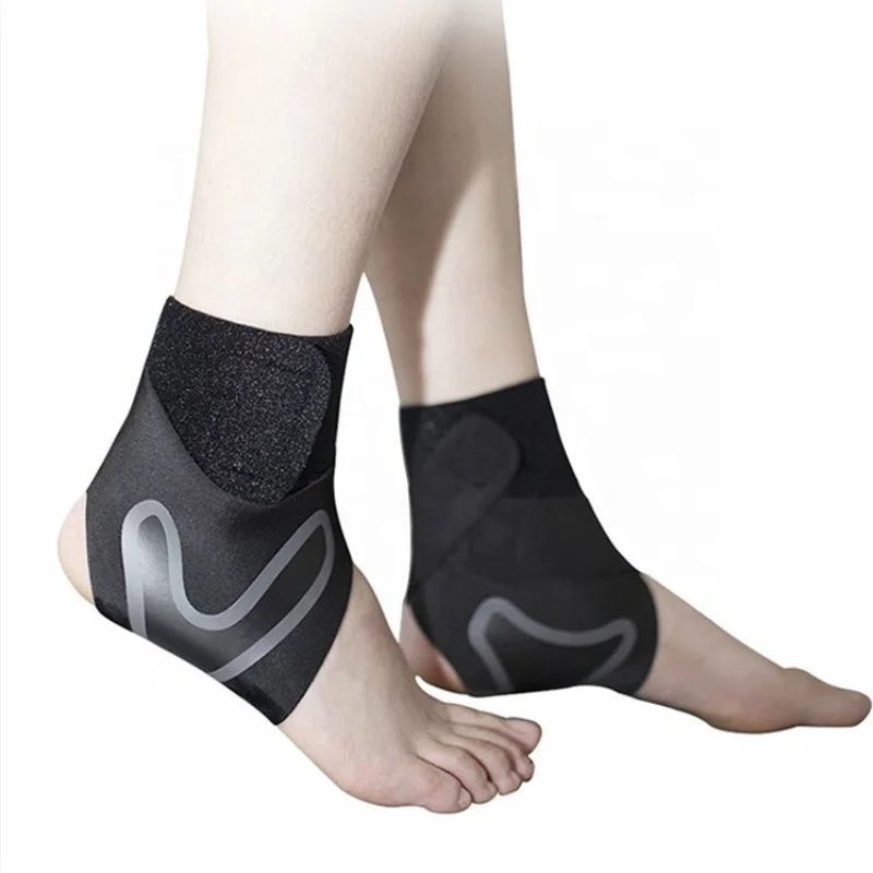 Hot Sale Pressurized Adjustable Elastic Ankle Support Ankle Brace Protector With Strap