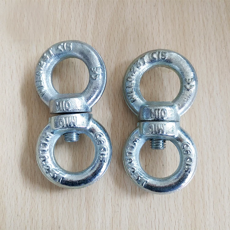 High Strength Carbon Steel Drop Forged Galvanized Din580 Lifting Eye Bolt