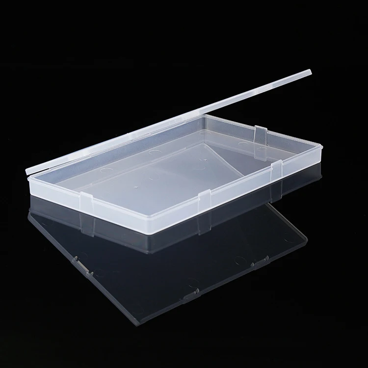 
Amazon hot selling plastic packing box rectangular flat box hardware accessories packing box 