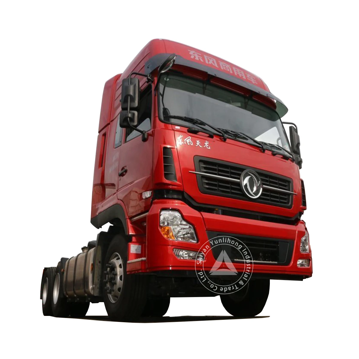 Dongfeng 6x4 тележка с бортовым прицепом, редуктор для буксировки полуприцепов