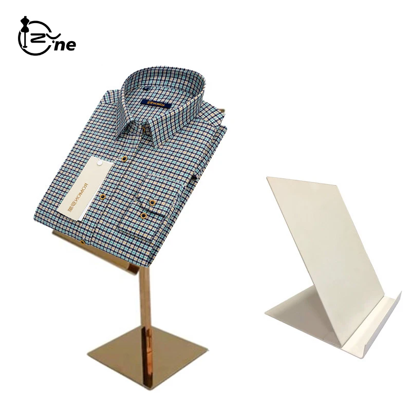 
Factory wholesale vertical suit store shirt display rack stainless steel shirt rack 