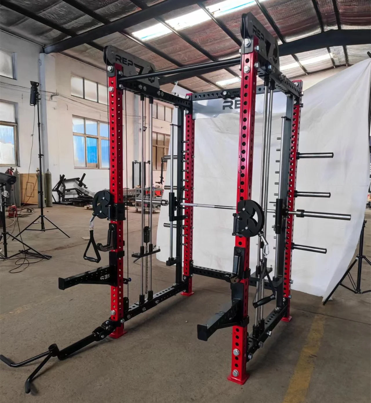 2024 Latest Commercial Fitness Equipment Full Rack Low Row Functional Trainer with 160KG Stack