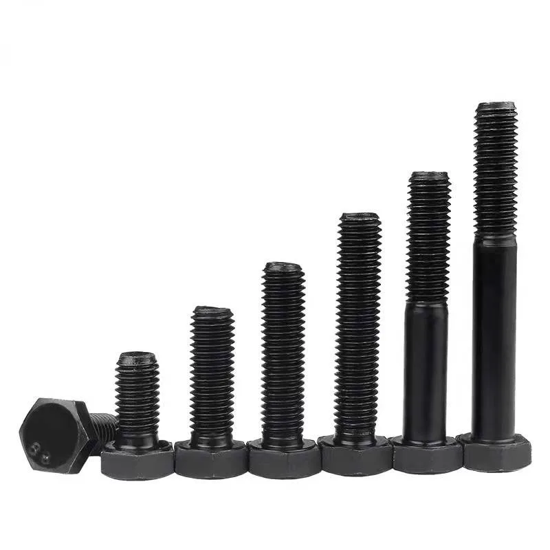 Din 931 Din 933 M8 Hexagon Head Bolt Grade 4.8/ 8.8/ 10.9/ 12.9 Half Thread Hex Bolt And Nut