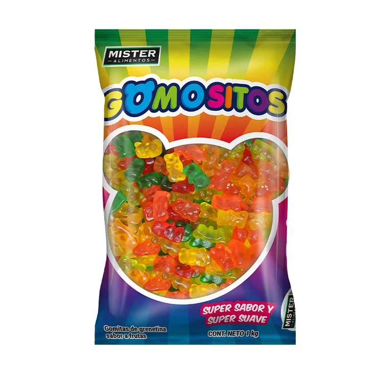 
 Лучший вкус, 6 цветов, конфеты Gummy Bear из Мексики, для оптовой продажи  