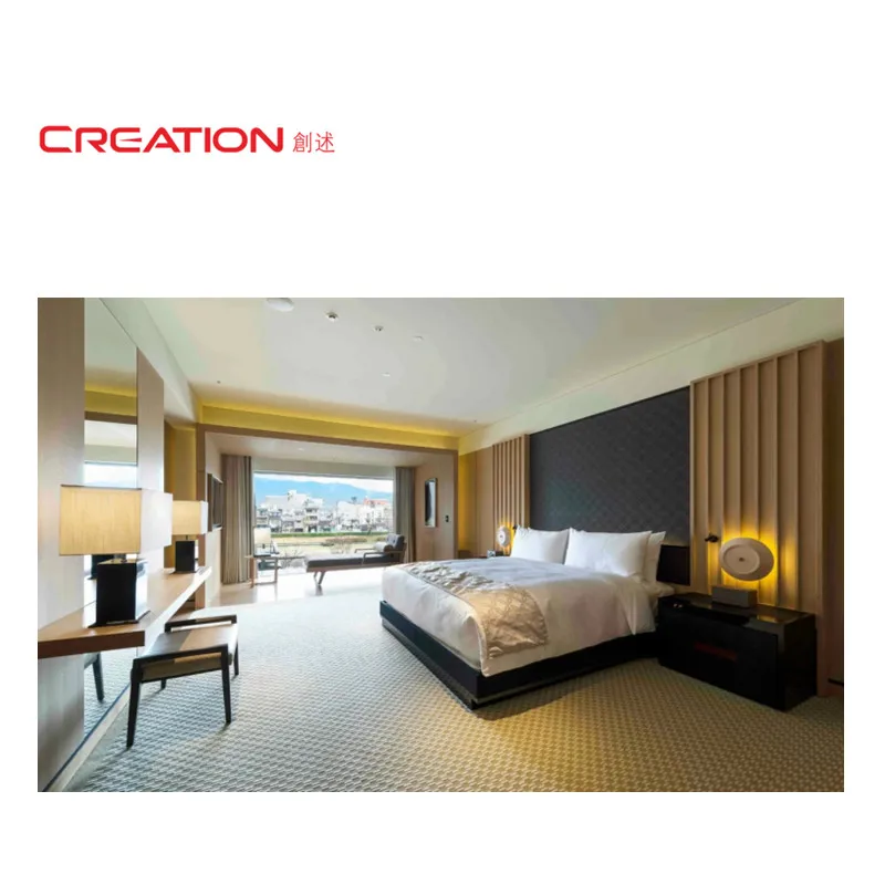 Japanese Rebecca Hotel Solid Wood Traditional Style Hotel Furniture Manufacturer For Project